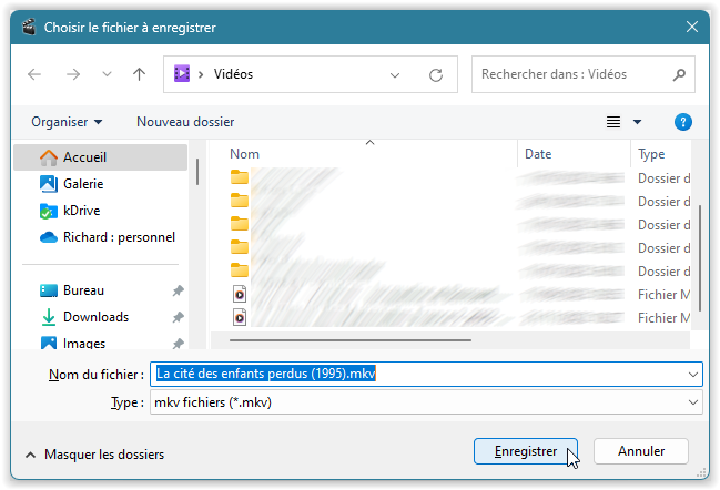 Répertoire de dépôt